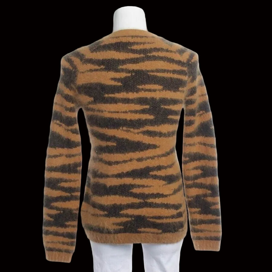 Mulberry — Brown & Black Wool-Cashmere Sweater — side view | Rent designer fashion at Laura Messerschmitt Berlin