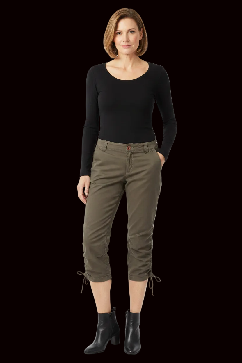 Mango — Vintage 90s Chino Trousers in Khaki