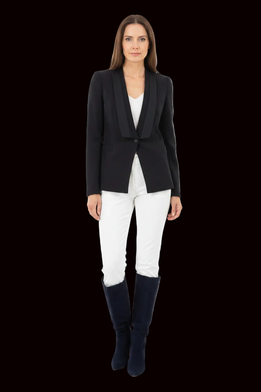 Just Cavalli — Vegan Tailored Blazer in Black