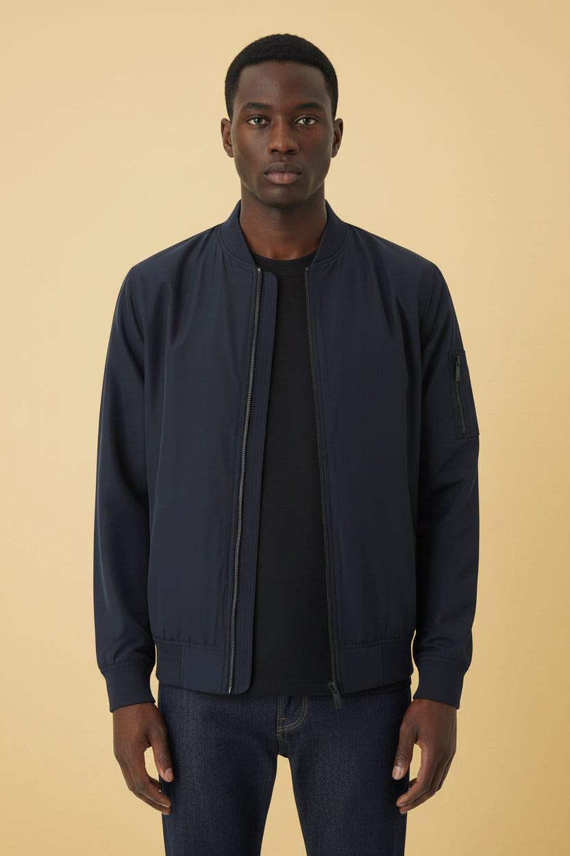 Karl Lagerfeld bomber front closure