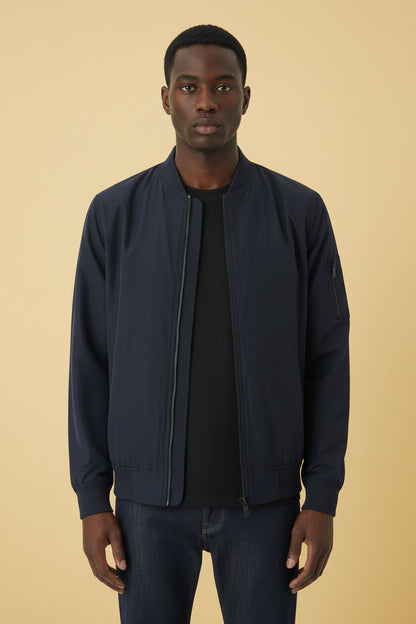 Karl Lagerfeld bomber front closure