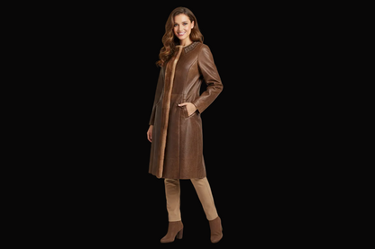Prada Fall 2004 Runway Shearling Coat with Mink & Crystal Detail — rent from Laura Messerschmitt, Berlin stylist