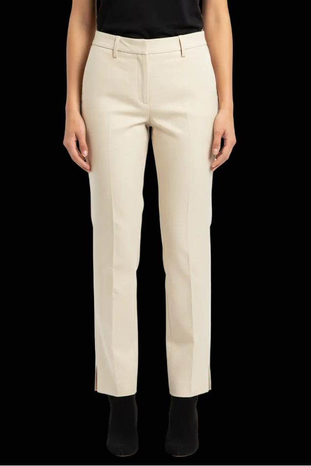 Dolce & Gabbana gold lurex cotton cigarette trousers in cream — rent from Laura Messerschmitt, Berlin stylist