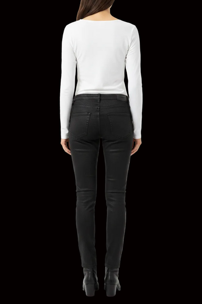 Diesel — Lambskin Leather Trousers in Black
