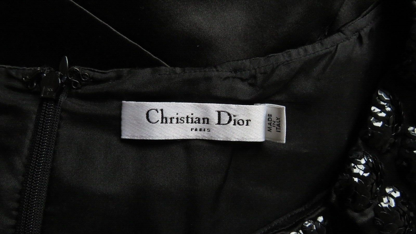 Christian Dior Paris label — Made in Italy