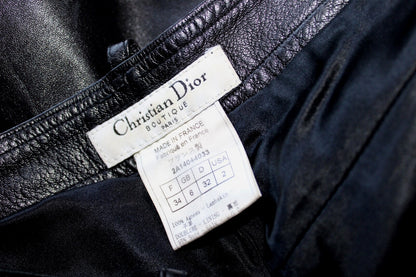 Christian Dior Boutique Paris label — 100% Agneau Lambskin, FR 34 / DE 32, Made in France