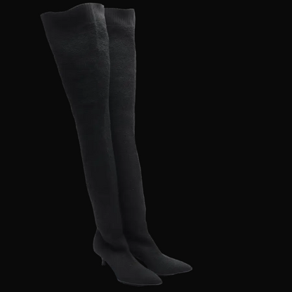 Dorothee Schumacher — Knitted Over-the-Knee Boots — front view