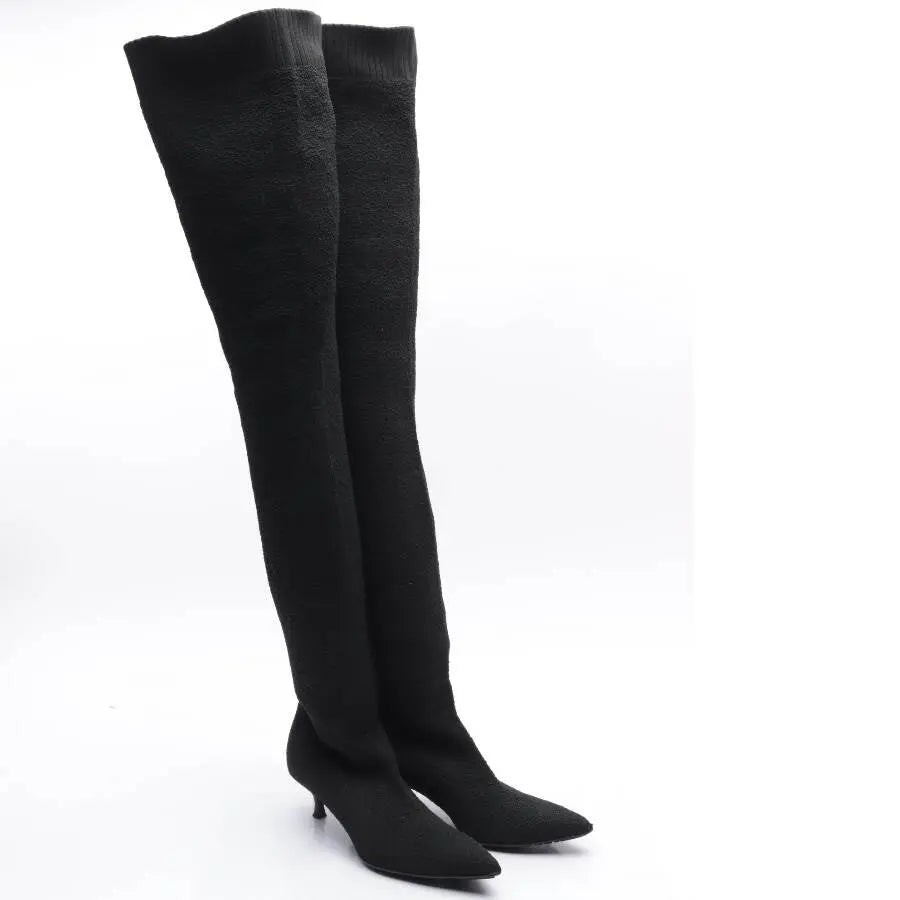 Dorothee Schumacher — Knitted Over-the-Knee Boots — detail view