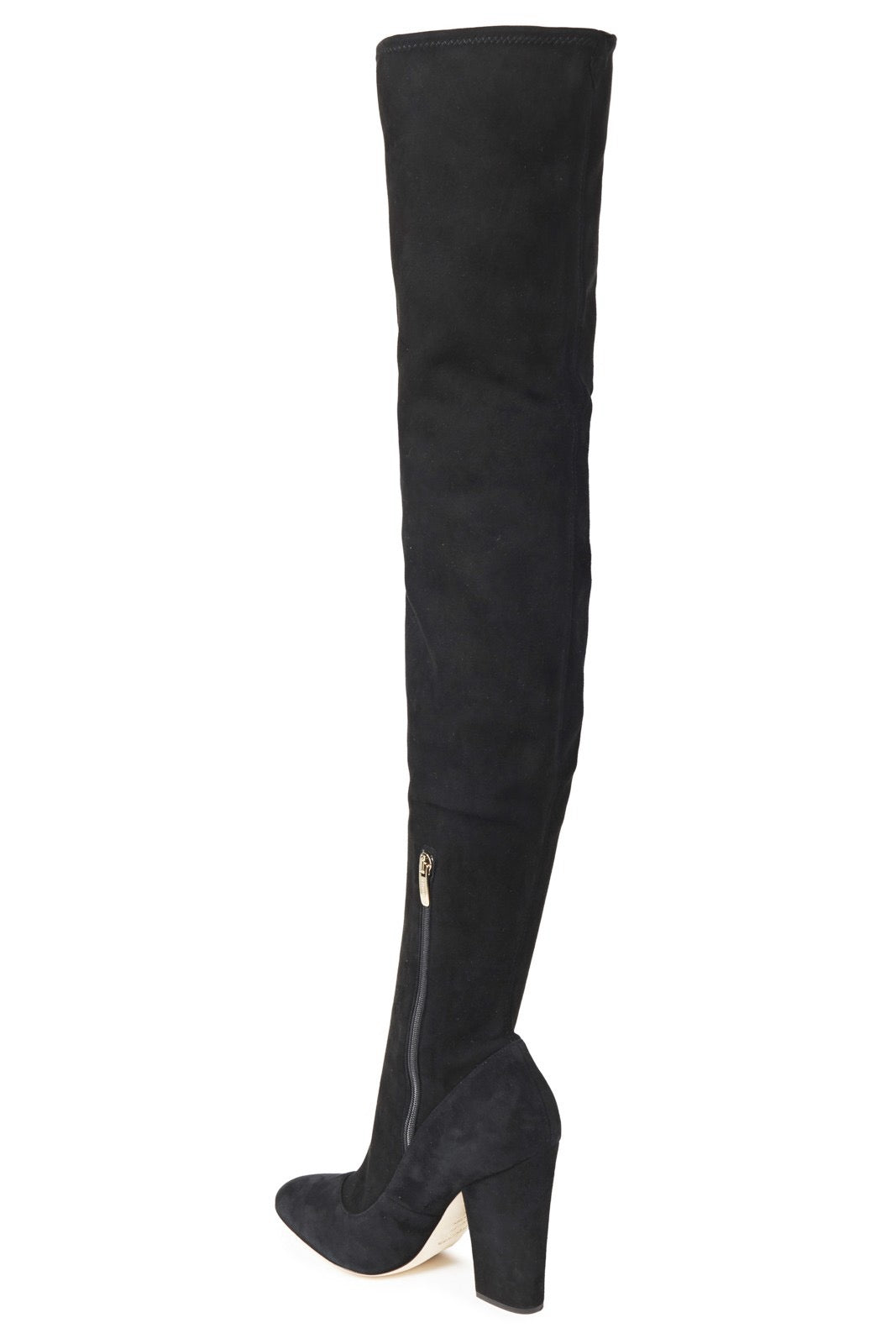 Sergio Rossi — Suede Over-Knee Boots — additional view 4