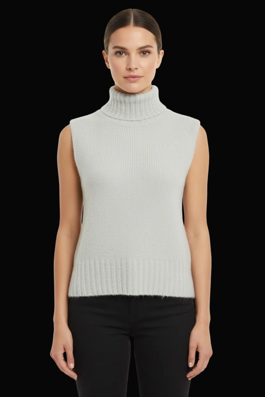 Zara — Alpaca Blend Turtleneck Pullunder — front view