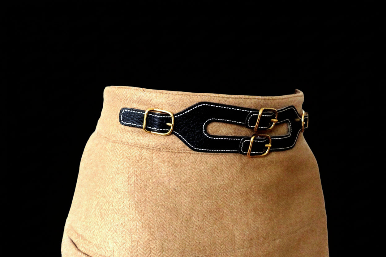Hermès vintage skirt full length view — Laura Messerschmitt Berlin