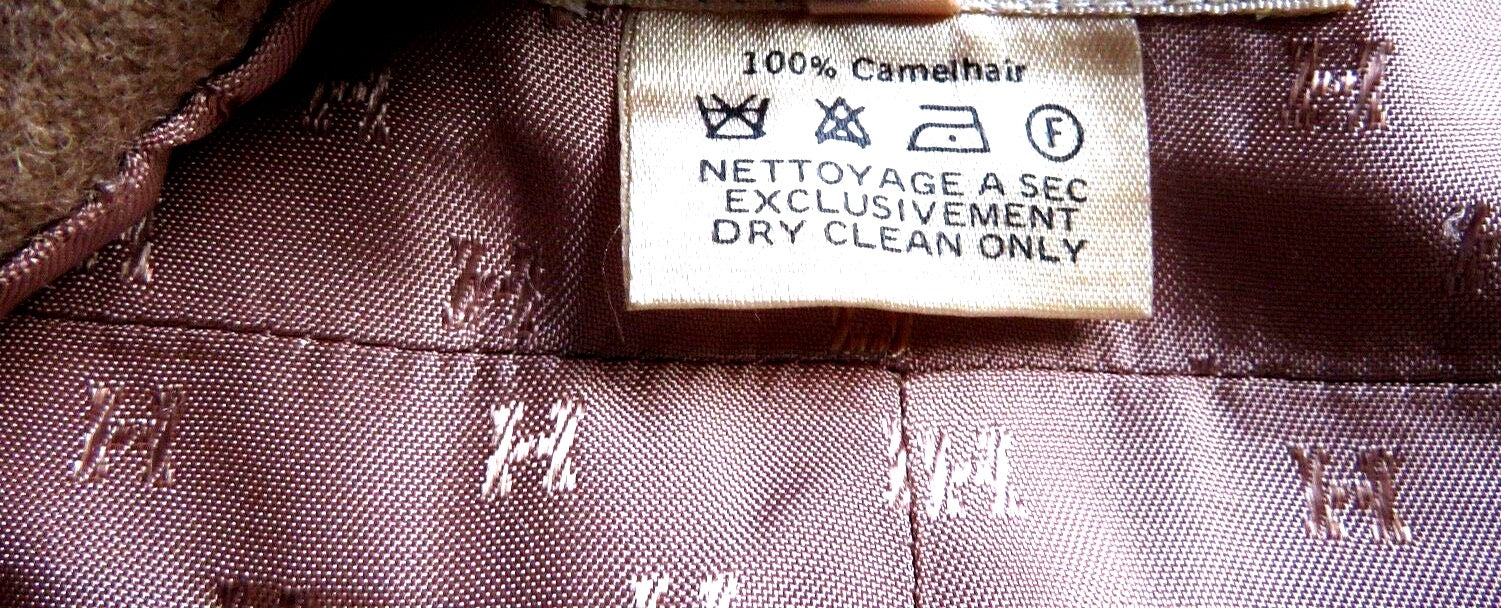 Hermès vintage camelhair midi skirt care label 100% Camelhair — Laura Messerschmitt Berlin