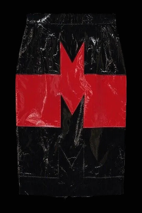 Marcell von Berlin lamb leather skirt label — Laura Messerschmitt Berlin