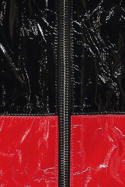 Marcell von Berlin patent skirt side detail — Laura Messerschmitt Berlin