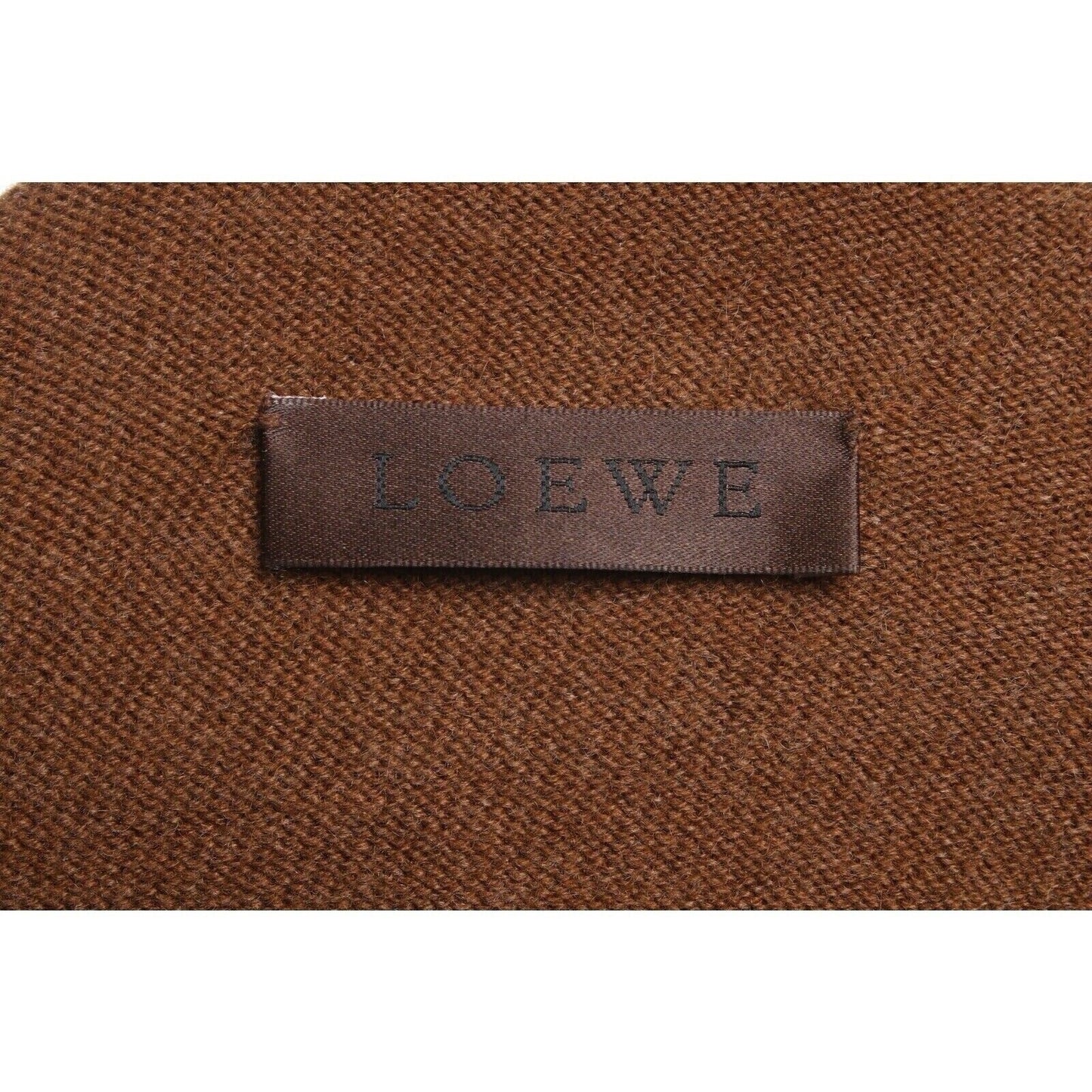 Loewe — Pure Cashmere Mock-Neck Sweater — back view
