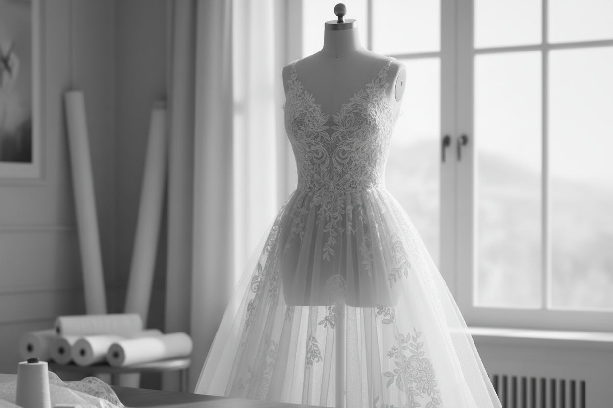 Bridal Styling — bridal atelier with lace and tulle