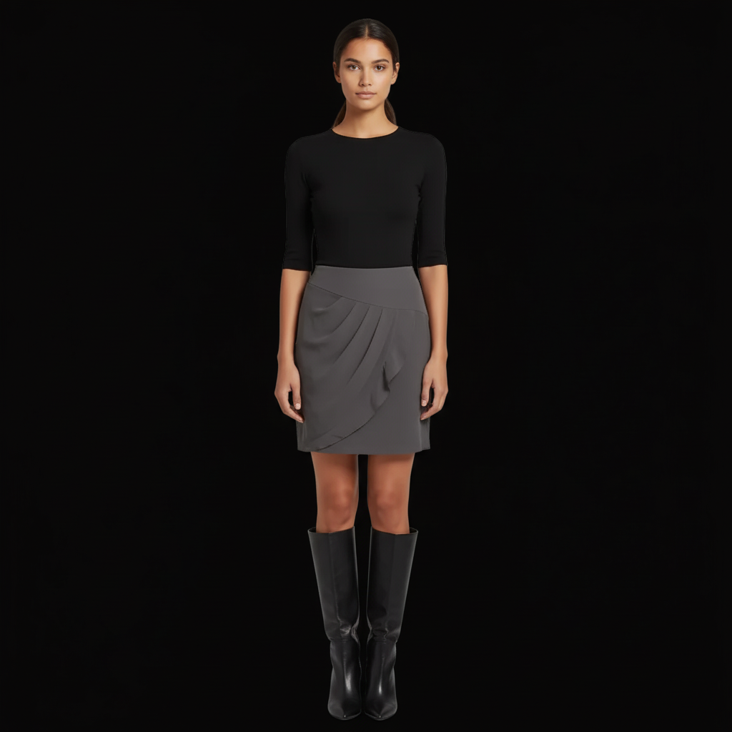 3.1 Phillip Lim draped silk skirt — rent from Laura Messerschmitt, Berlin stylist